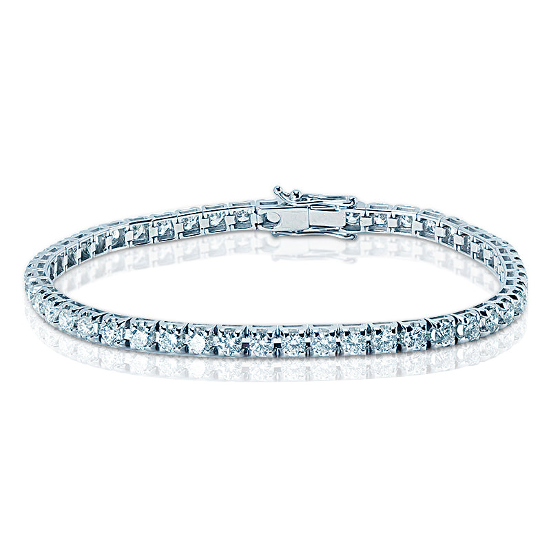 Pulsera Tennis Diamantes 4 ct en Oro 14k
