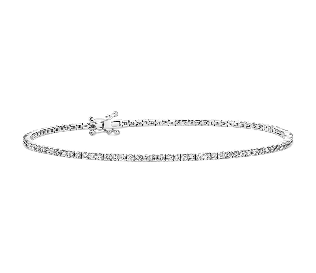 Pulsera Tennis Diamantes 1 ct en Oro 14k