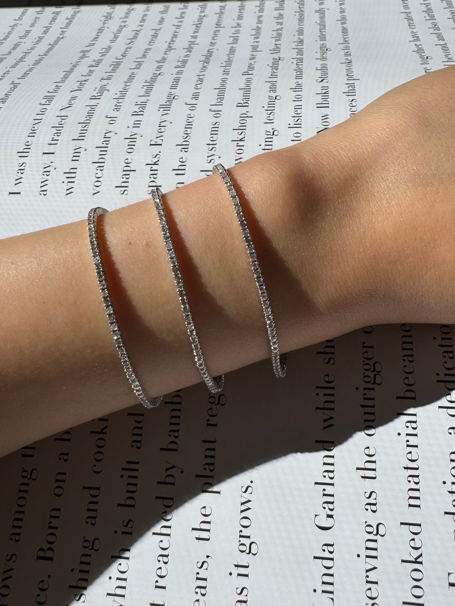 Pulsera Tennis Diamantes 1 ct en Oro 14k