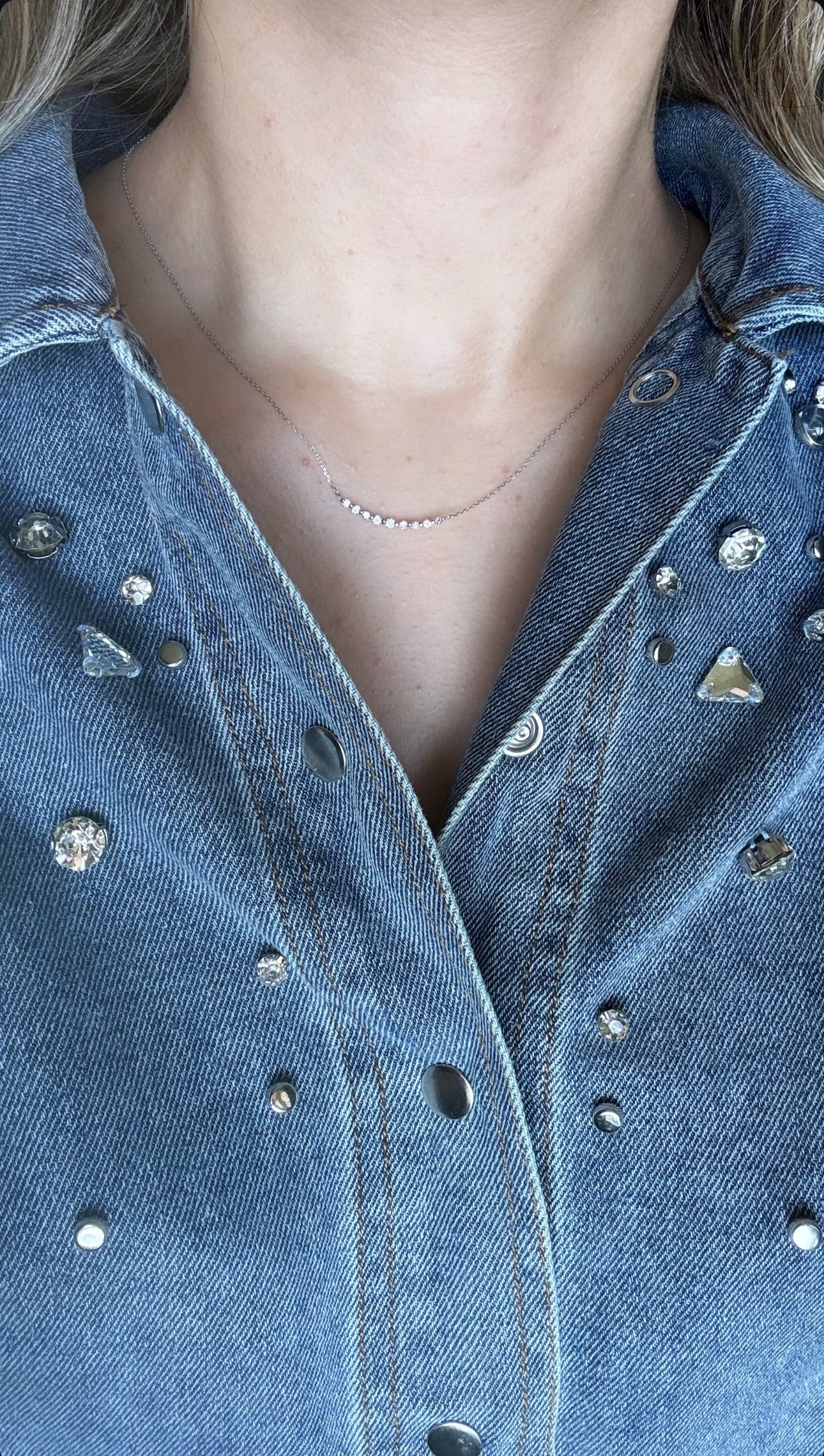 Collar de Diamantes Oro 18k