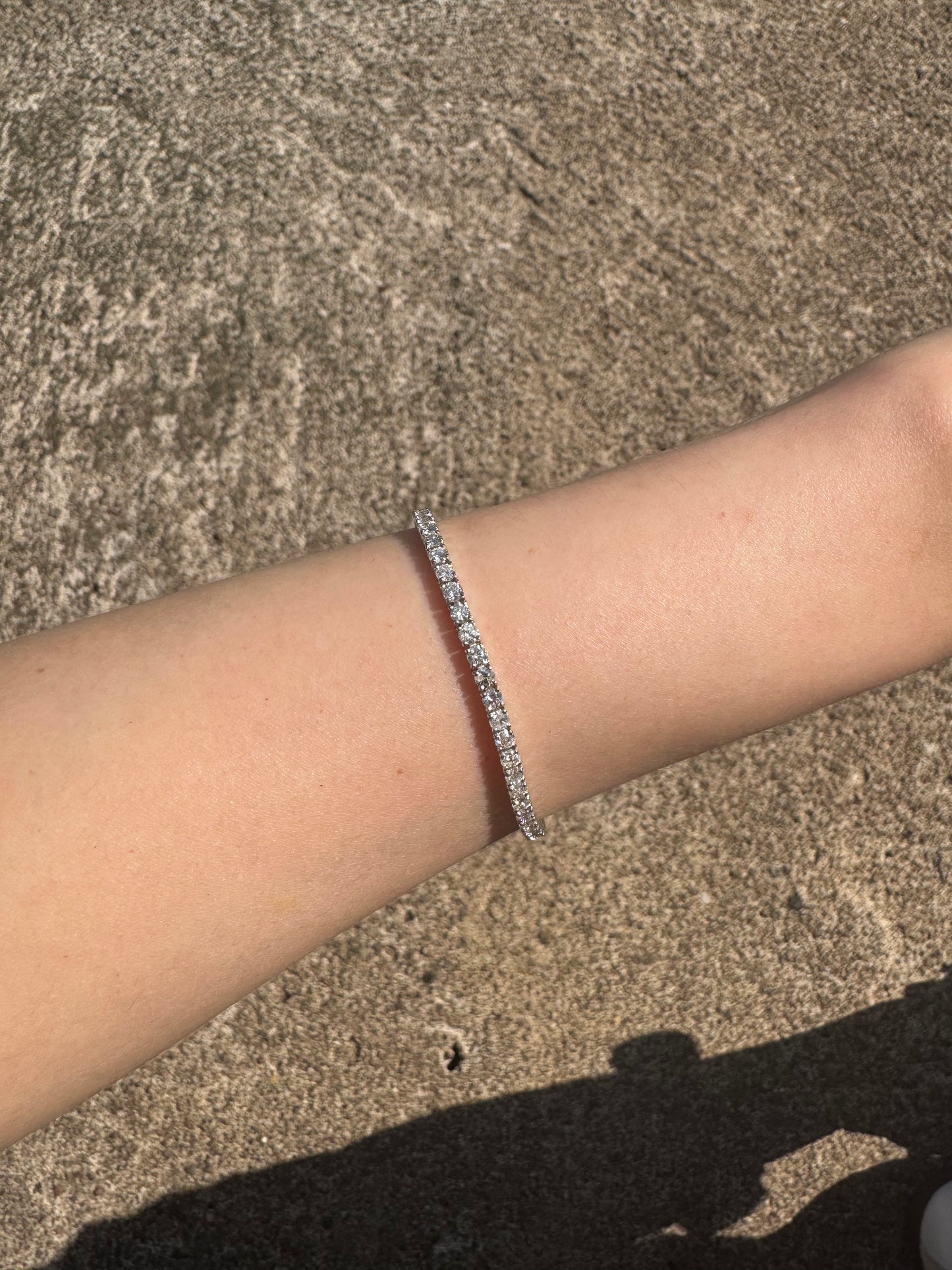 Pulsera Tennis Diamantes 4 ct en Oro 14k