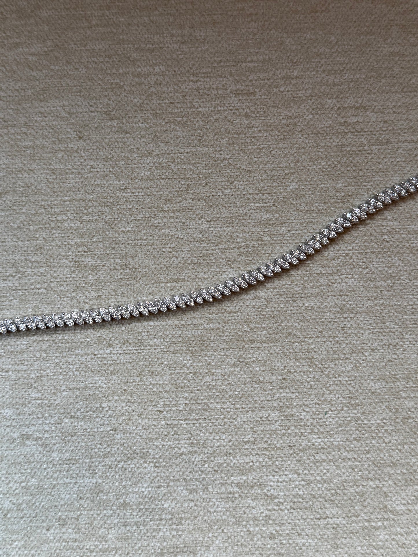 Pulsera marquise diamantes oro 14k