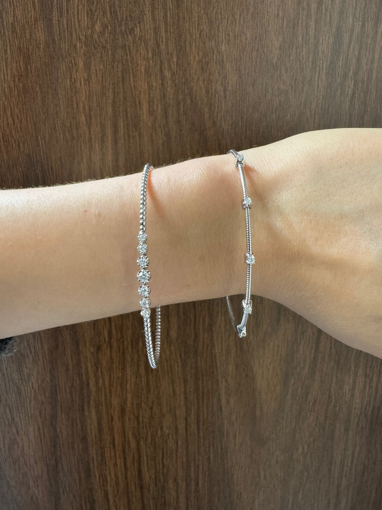 Bangle Oro 14k y Diamantes