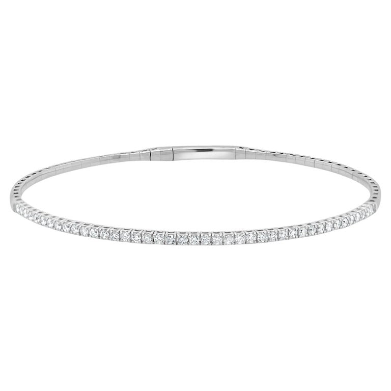 Flexible Bangle Diamantes Oro 14k
