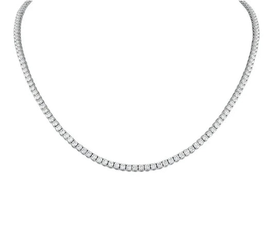 Collar Tennis 6 ct Diamante Oro 14k