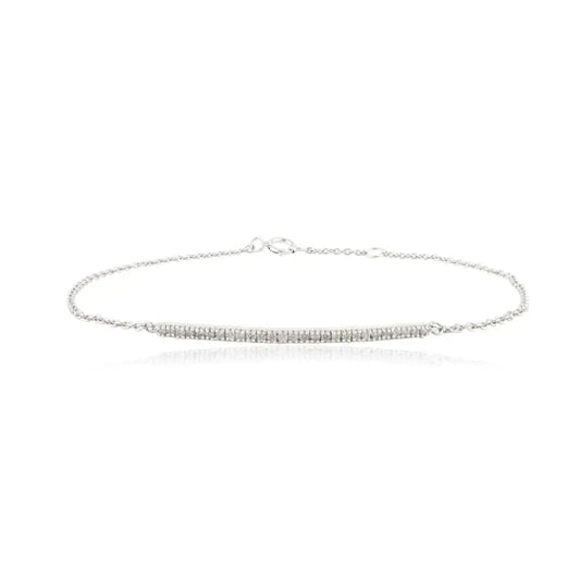 Pulsera de diamantes 14k