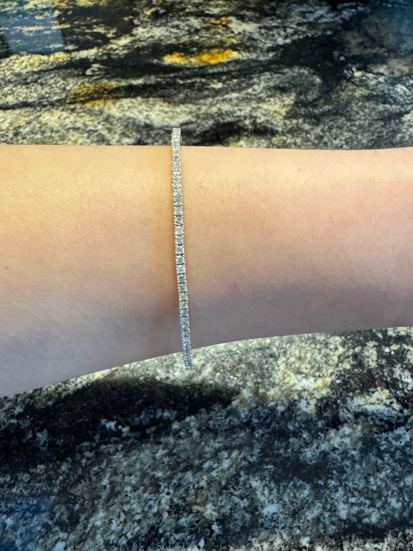 Flexible Bangle Diamantes 1 ct en Oro 14k