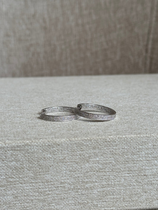 Arracadas de diamantes