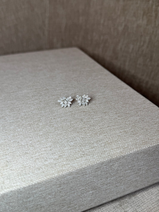 Aretes de diamantes